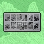 Stamping Plate: FLOWER GARDEN