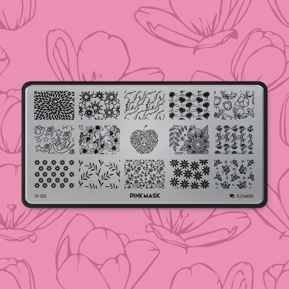 Stamping Plate: FLOWERS