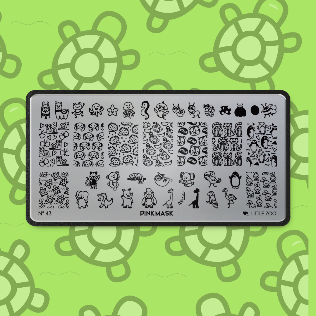 Stamping Plate: LITTLE ZOO