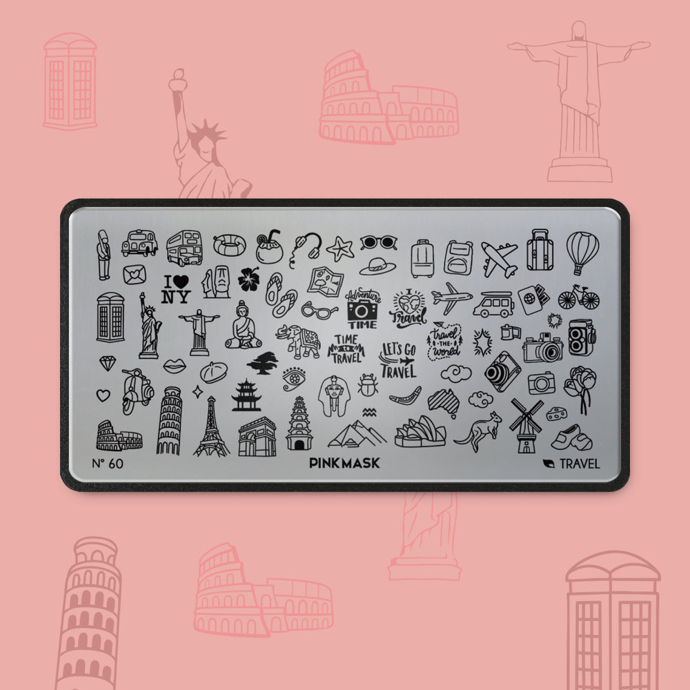 Stamping Plate: TRAVEL